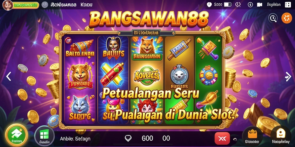 Screenshot utama BANGSAWAN88 menampilkan gameplay Slot yang menegangkan.