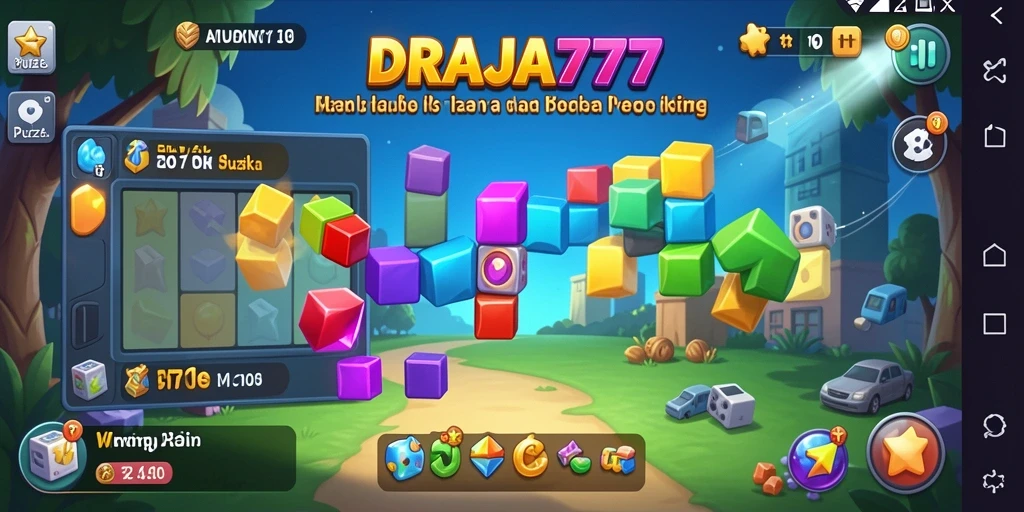 Screenshot utama DRAJA777 menunjukkan gameplay pintar dan menantang.