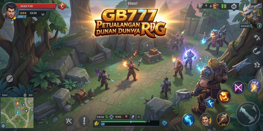 Tangkapan layar GB777 menampilkan pertarungan menarik dengan karakter yang beragam.