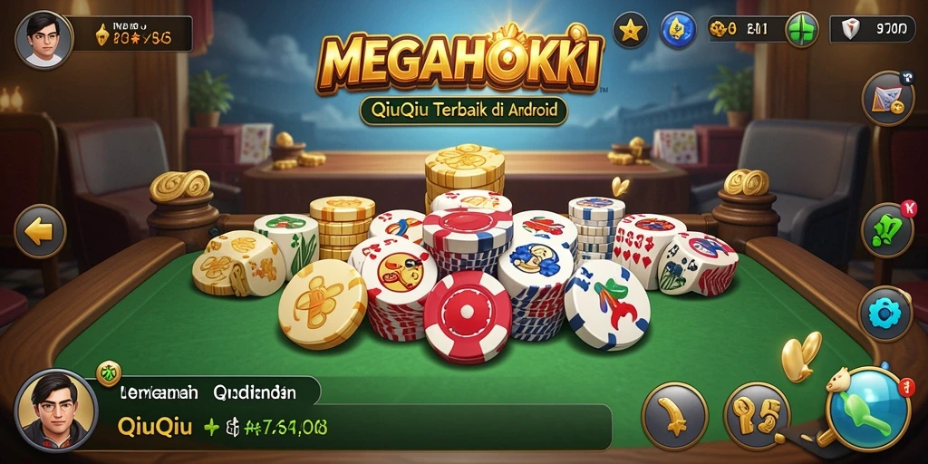 Screenshot gameplay QiuQiu yang seru di MEGAHOKI.