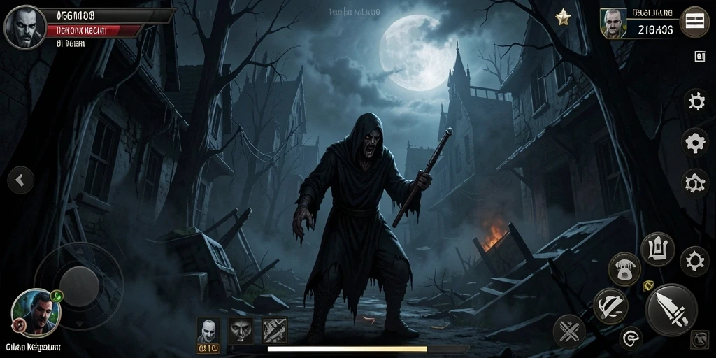 Gameplay MG108 yang mencekam dengan suasana horor yang kuat.
