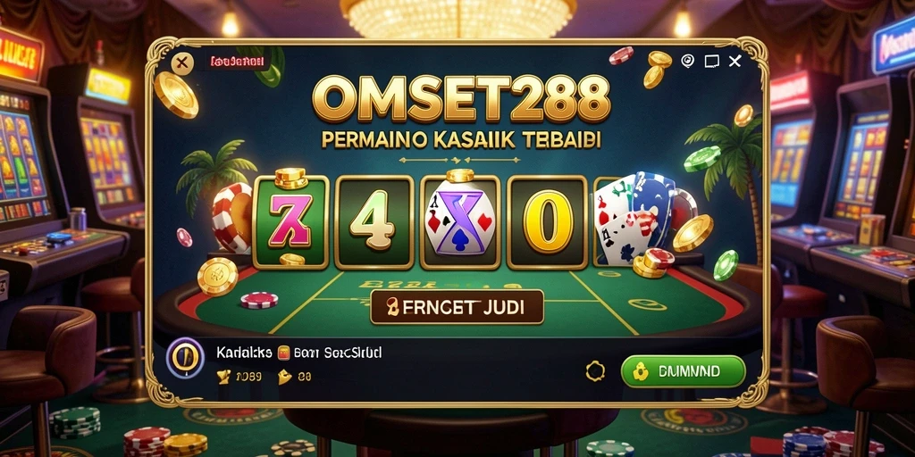 Tampilan menarik dari gameplay nyata dalam permainan Kasino OMSET288.