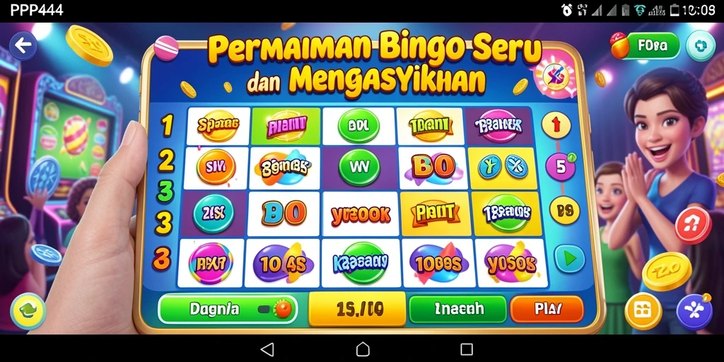 Gameplay seru Bingo di PP444 dengan efek visual menarik.
