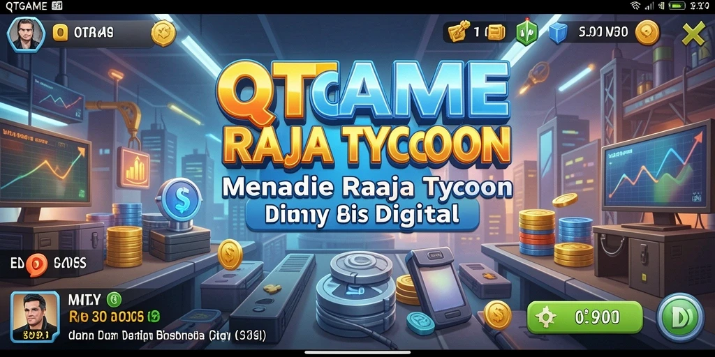 Tampilan gameplay QTGAME yang menarik dan penuh strategi Tycoon.