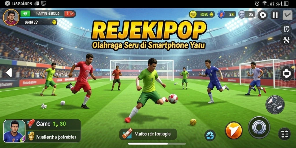 Tampilan gameplay seru di REJEKIPOP dengan grafis menawan.