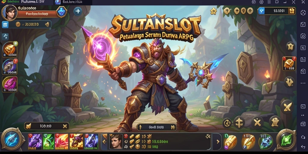 Tampilan menarik dari gameplay SULTANSLOT dalam aksi ARPG yang mendebarkan.