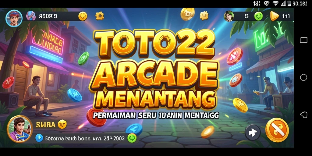 Screenshot TOTO22 menampilkan gameplay yang seru dan penuh warna.