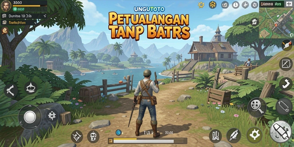 Gameplay menakjubkan UNGUTOTO di dunia terbuka.