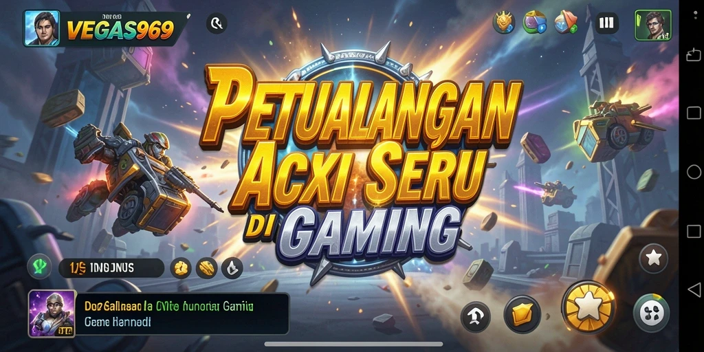 Tampilan gameplay seru dengan aksi mendebarkan di VEGAS969.