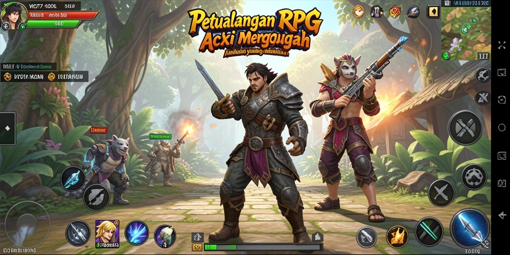 Screenshot VIO77 menampilkan aksi pertempuran yang mendebarkan.